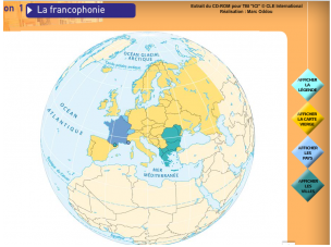 TBI : la Francophonie, ville et pays