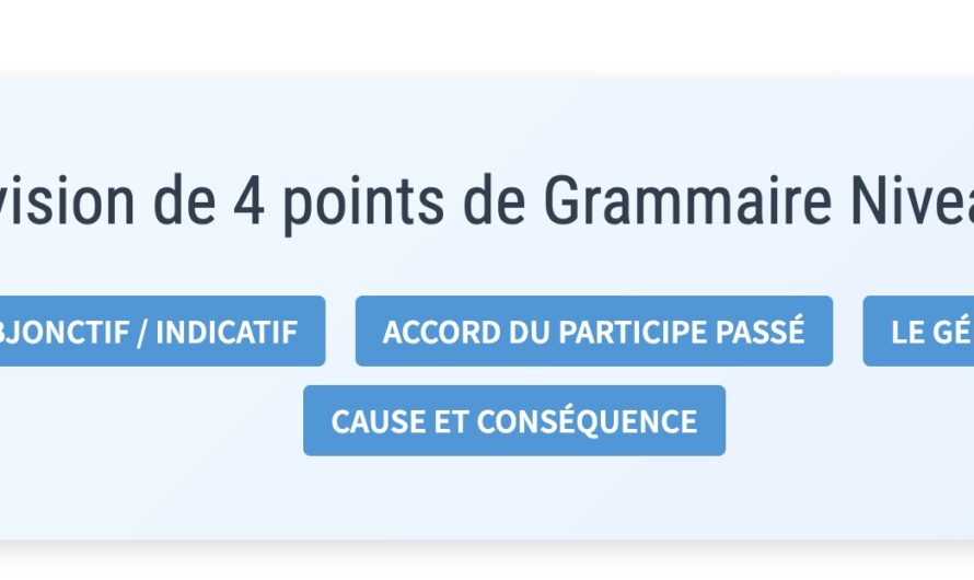 Subjonctif, accord du participé passé, gérondif et cause-conséquence