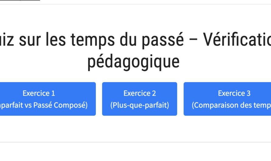 Comprendre l’utilisation des temps du passé : plus-que-parfait, imparfait et passé composé.